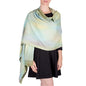 NOVICA Rayon shawl, 'Serenity's Ethereal Inspiration'