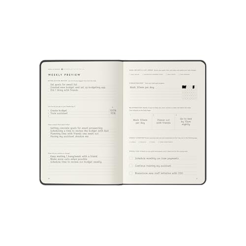 Full Focus Gray Linen Planner by Michael Hyatt - The #1 Daily Planner to Increase Focus, Eliminate Overwhelm, and Achieve Your Biggest Goals - Hardcover - color: Grey