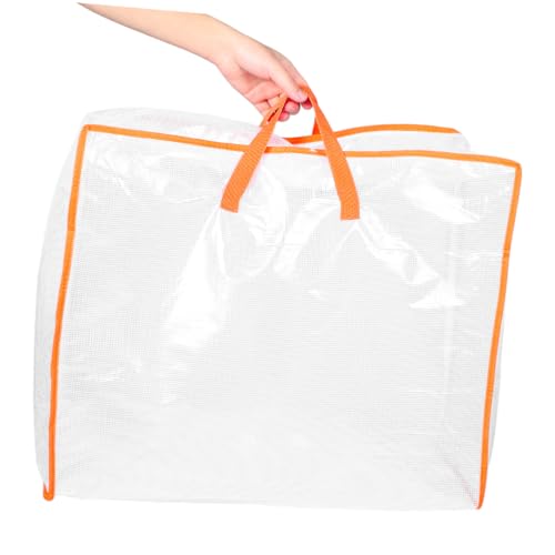 KESYOO Transparent Storage Bag for Clothes Comforters and Blankets Large Capacity Organizer with Window for Moving and Travel