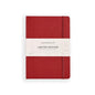myPAPERCLIP Limited Edition A5 Ruled Notebook | 192 Pages, 100 GSM, Soft Cover, A5 (5.83 × 8.27 in) | Flat Lay | Bookmark & Elastic Closure | Claret - color: Claret, style: Ruled