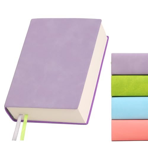 Blank Journal Notebook 720 Pages 3.9 × 5.5 No Lines Soft Leather Pocket Blank Notebook for Women Drawing Book Memo Writing Sketch Diary Notebook (Purple Blank Notebook) - color: Purple Blank Notebook