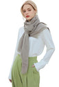 Pashmina Shawl Party Wraps Evening Dress Bridesmaid Long Cotton Scarves for Wedding - color: Khaki 32