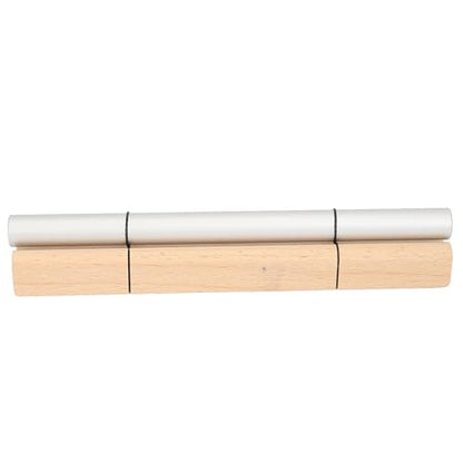 Single Tone Energy Chime for Mindfulness Meditation, Wooden Hand Chime with Mallet, Cherry Wood and Aluminum Alloy Healing Bell for Yoga Prayer Stress Relief (Sun) - size: Sun