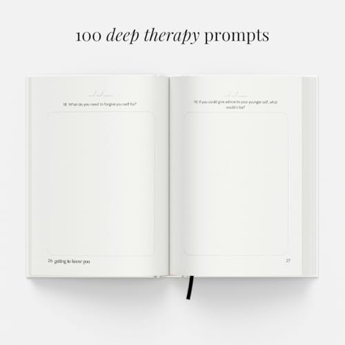 The Growth Guided Journal - Like Therapy in a Journal for Self-Discovery, Healing, Self-Love and Personal Growth - Daily Journal Prompts for Self-Care - Wellness Gift for Men and Women