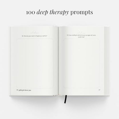 The Growth Guided Journal - Like Therapy in a Journal for Self-Discovery, Healing, Self-Love and Personal Growth - Daily Journal Prompts for Self-Care - Wellness Gift for Men and Women