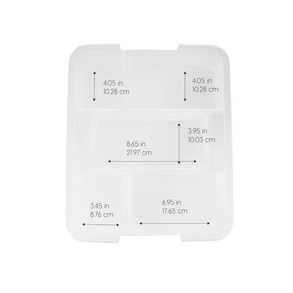 IRIS USA 6-Pack Clip Box with Latching Lids, 18 Quart Craft Storage Bins, Art & Writing Supply Containers for Home, Office & Classroom Organization - size: 18 Qt, style: 6 Pack