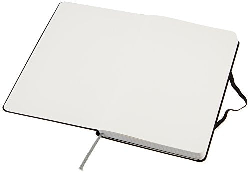 Amazon Basics Classic Grid Notebook for Writing and Note Taking, Hardcover, Graph Ruled, 240 Pages, 5" x 8.25", Black (Pack of 2) - size: 2 Pack, style: Grid