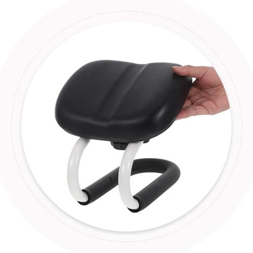 Bench and Stool with Adjustable Height, Black Non-Slip Cover, Portable Zen Prayer Chair for Mindfulness Practice and Sessions