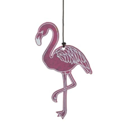 Regal Art & Gift Shoreline Wind Bell Chimes - Outdoor Decorative Metal Hanging Chime - Relaxing Sound for Yard, Patio, Porch or Garden - Flamingo