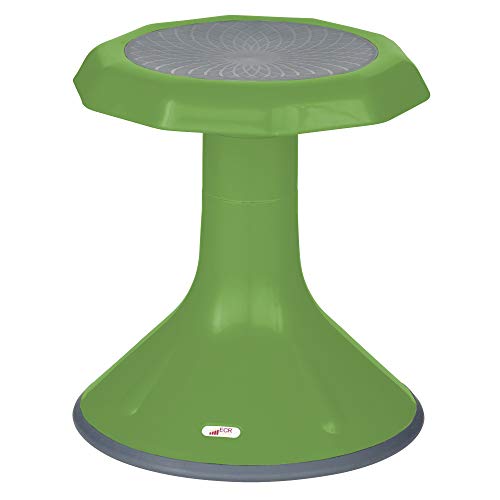 ECR4Kids ACE Active Core Engagement Wobble Stool, 15-Inch Seat Height, Flexible Seating, Grassy Green - color: Grassy Green