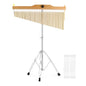 EASTROCK 36 Note Chimes Musical Instruments Percussion Instrument Single-row Chime Bar Chimes Percussion Height-Adjustable Stand Gold - color: 36note Gold