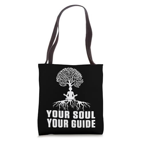 Deine Seele Travel Guide Meditation Yoga Zen Buddha Gift Tote Bag