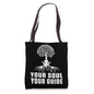Deine Seele Travel Guide Meditation Yoga Zen Buddha Gift Tote Bag