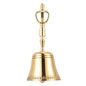Portable Buddhism Hand Bell Traditional Copper Prayer Bell for Home Decor and Meditation Four-Sided Design for and Feng Shui and Blessings