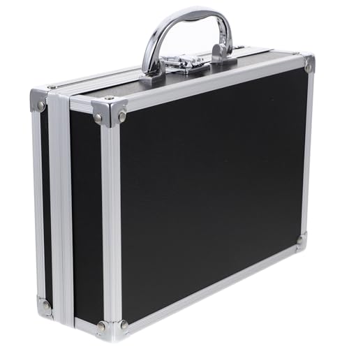 UPKOCH Multi-functional Aluminum Case Storage Box Briefcases for Men Hard Gadget Storage Box Portable