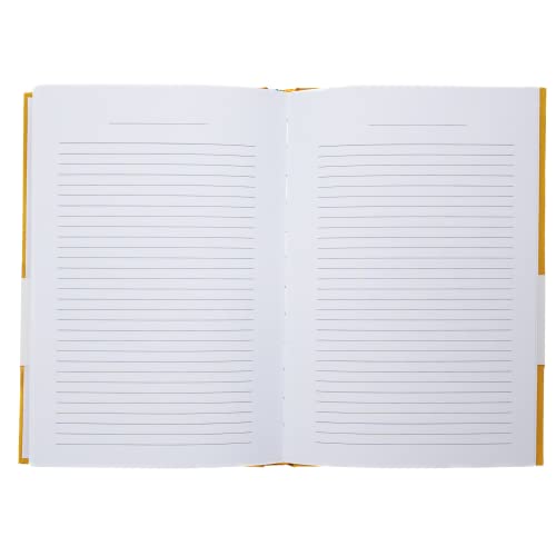 Blank Journal: CREATE (Ochre Yellow, Linen) | Layflat Notebook | Dotted Journal | Bullet Journal Notebook | Gifts for Women and Men - color: Ochre - CREATE