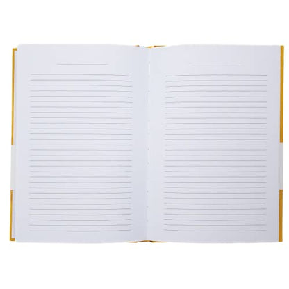 Blank Journal: CREATE (Ochre Yellow, Linen) | Layflat Notebook | Dotted Journal | Bullet Journal Notebook | Gifts for Women and Men - color: Ochre - CREATE