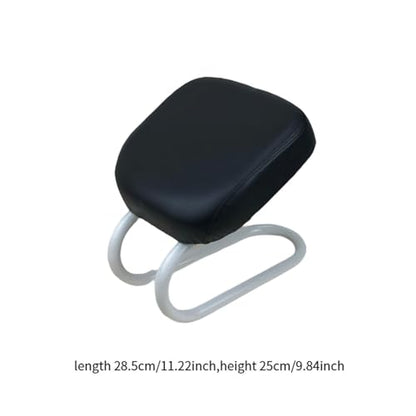 Colaxi Meditation Stool for Adults, Meditation Bench Kneeling Stool, Ergonomic Portable Chair with Anti Slip Cover, Adjustable Prayer Bench Seat for Home Studio Praying Yoga, Style D Black - color: Style D Black
