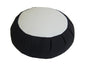 Buckwheat Zafu Meditation Cushion - color: Black With Natural Center