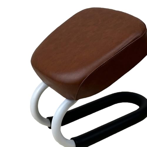 Colaxi Kneeling Meditation Stool Adjustable Birthday Gift Anti Slip Comfortable Seat Prayer Stool for Yoga Praying Home Women, Style A Brown