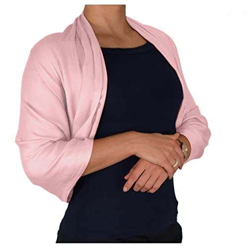 Peach Couture Women’s Pashmina Shawl Wrap – Warm Long Large Scarf for Evening Dress, Bridesmaid, Wedding & Bridal Wear - color: Baby Pink