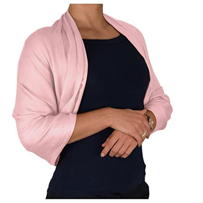 Peach Couture Women’s Pashmina Shawl Wrap – Warm Long Large Scarf for Evening Dress, Bridesmaid, Wedding & Bridal Wear - color: Baby Pink
