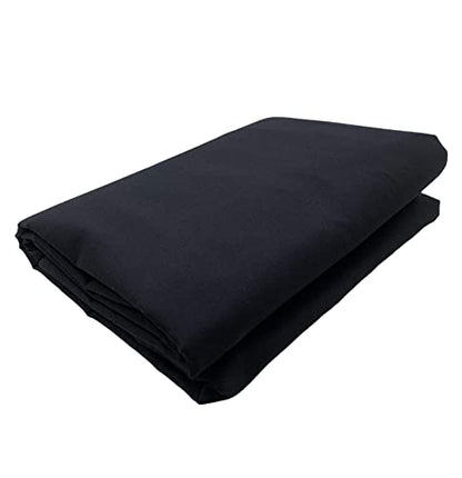 AK TRADING CO. Muslin Fabric/Textile - Draping Fabric - Black 5 Yards Medium Weight - 100% Cotton (60in. Wide) - color: Black, size: 5 Yards
