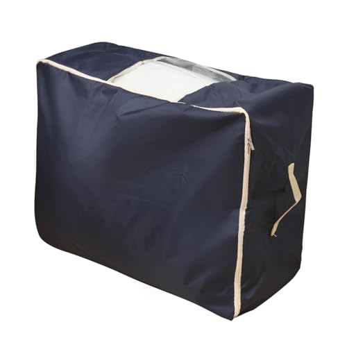 SOLUSTRE Extra Large Quilt Storage Bag Oxford Luggage Bag Washable Home Storage Organizer Organizer Clothing Container Case