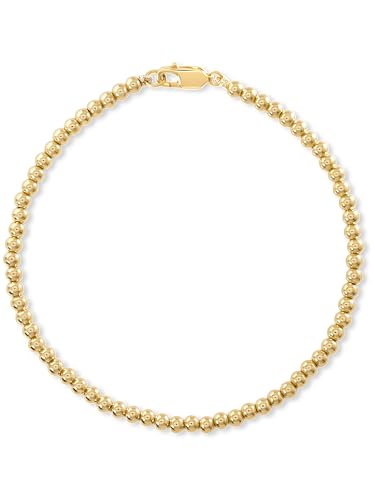 Gold or Rhodium Plated Sterling Silver 925 – Chain Bracelet for Women – Heart, Knot, Clover, Infinity, Mariner, Cable, Daisy, Twisted Rope