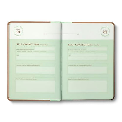 Compendium – Connection Every Day Guided Journal: A Daily Practice for Community and Self-Reflection – A 5-Minute-a-Day Personal Growth Notebook – An Inspiring Daily Journal for Forming New Habits