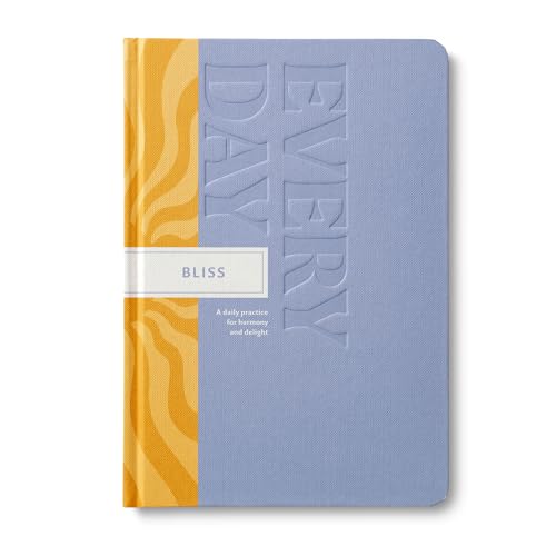 Compendium – Bliss Every Day Guided Journal: A Daily Practice for Harmony and Delight – A 5-Minute a Day Personal Growth Notebook – An Inspiring Daily Journal for Forming New Habits - color: Bliss Lavender