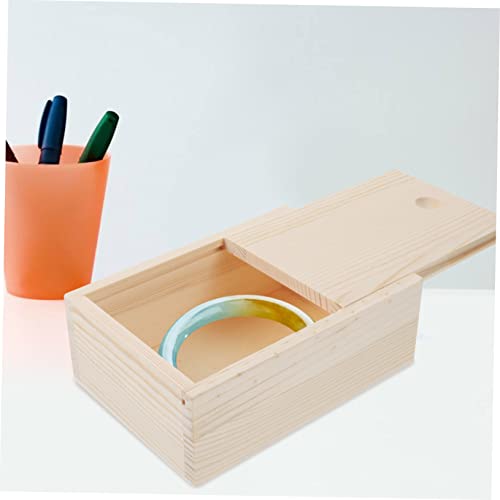 2pcs Quality Material Wooden Pine Storage Box Trinket Boxes Simple Design Compact Sturdy