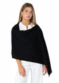 Velanio Cashmere Luxury Knitted Wrap Travel Shawl Scarf, Pashmina Stole, All-Season Scarf for Women Cashmere Wool Blend - color: Velvet Black