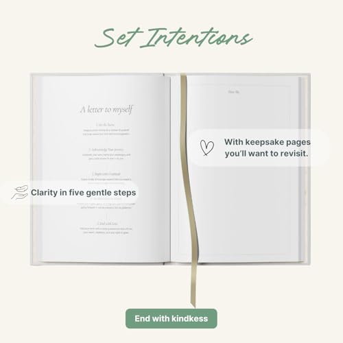Yop & Tom Wellness Journal – Self Care Journal & Mindfulness Diary, Gratitude Notebook, 192 Pages Hardcover, Pink Stripes - color: Pink Stripes