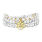 COAI Japamala Namaste Charm 108 Mala Beads Wrap Bracelet Stone Beaded Necklace - style: Howlite
