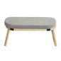 Portable Meditation Bench, Folding Kneeling Meditation Bench with Meditation Cushion, Bamboo Meditation Stool for Yoga Bench, Prayer Bench (Grey) - color: Grey