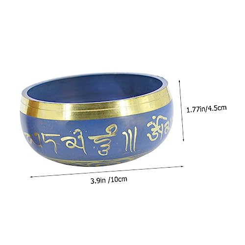 HEMOTON Handcrafted Tibetan Singing Bowl Set for Meditation and Yoga with Cushion and Mallet Calming Sound for Mindfulness and Chakra Healing
