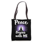 Spiritual Retreat Meditation Relaxation Yoga Practice Tote Bag