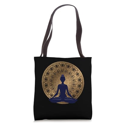 Yoga dress/ meditation clothes / Namaste, Lotus position Tote Bag