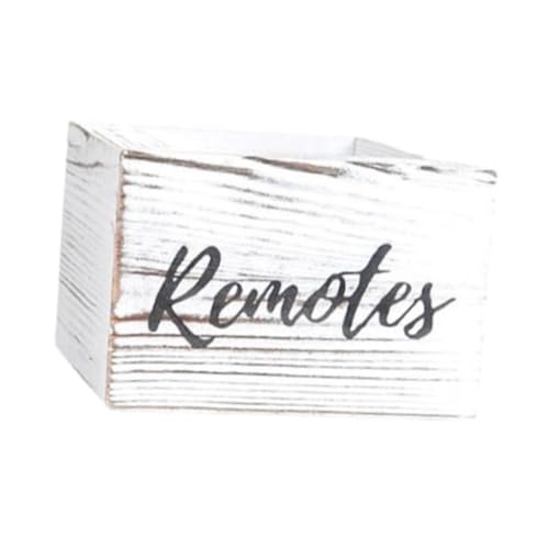 Wooden Desktop Storage Wooden Organizer, Multipurpose, Fashion, Jewelry Box Desktop Storage Box for Bedroom, White