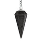 Amazing Gemstone Black Tourmaline Crystal Pendulum for Divination - Certified Dowsing Crystals and Healing Stones for Chakra Balancing and Meditation - Enhance Reiki Spiritual Growth - color: Black Tourmaline (Mental)