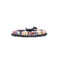 Made by Nami 2 Pcs Boho Surfer Bracelets for Men and Women Waterproof and Adjustable Beach Bracelets for Men and Women Set of 2 Beaded & Braided - color: Lava Beads & Yellow