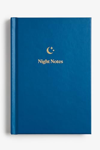Intelligent Change - Night Notes Daily Journal, Dream Journal for Women and Men, Bedtime Guided Journal, Hardbound Wellness Journal, Handmade and Plastic-Free, 4.4 x 6.5 inches