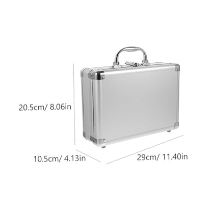 NUOBESTY Aluminum Alloy Portable Toolbox Sponge Insert Hard Storage Case for Outdoor Use for Tools and Instruments and Lightweight Design