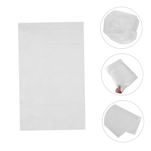 PRETYZOOM 4pcs Extra Large Transparent Storage Bags Foldable Storage for Luggage Furniture and Bicycles Tear Resistant Design Clear Pe Material