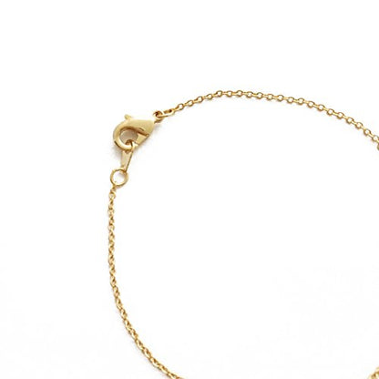 Honeycat Thin Chain Plain Bracelet in Gold, Rose Gold, or Silver | Minimalist, Delicate Jewelry - color: Gold