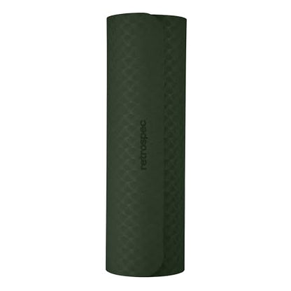 Retrospec Zuma Yoga Mat | 1/2 Inch Thick Non Slip Workout Mat | TPE Exercise Mat for Yoga, Pilates & Stretching | 72x24in