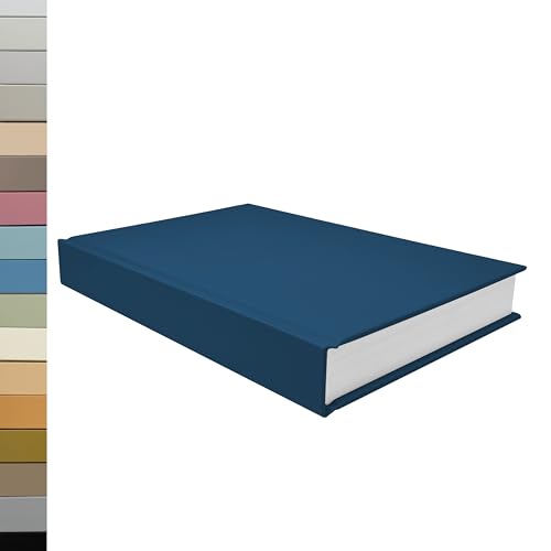 Covogoods CovoBook™ Blank Hardcover | Premium Sketchbook Journal Guest Book | Photo Prop Home Decor (Navy, Size 9) - color: Navy, size: Size 9