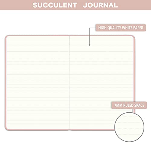 Artfan Ruled Notebook/Journal – Premium Thick Paper Faux Leather Classic Writing Notebook with Pocket + Page Dividers Gifts, Banded, Large, 144 Pages, Hard Cover, Lined (5.8 x 8.4) - The Sun - color: Rose Gold