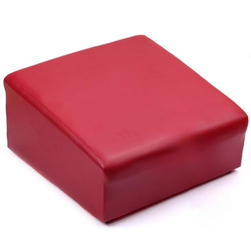 Colaxi Meditation Bench Prayer Cushion for Knees Portable Wooden PU Leather Kneeler Pad Kneeling Stool Meditation Cushion for Indoor